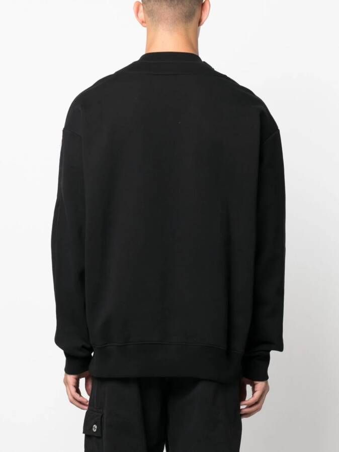 Moschino Sweater met rits Zwart