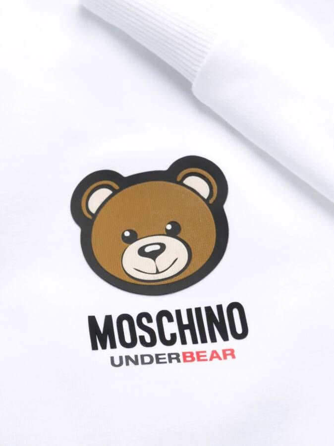Moschino Sweater met teddybeerprint Wit