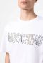 Moschino T-shirt met geborduurd logo Wit - Thumbnail 5