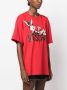 Moschino T-shirt met konijnenprint Rood - Thumbnail 3