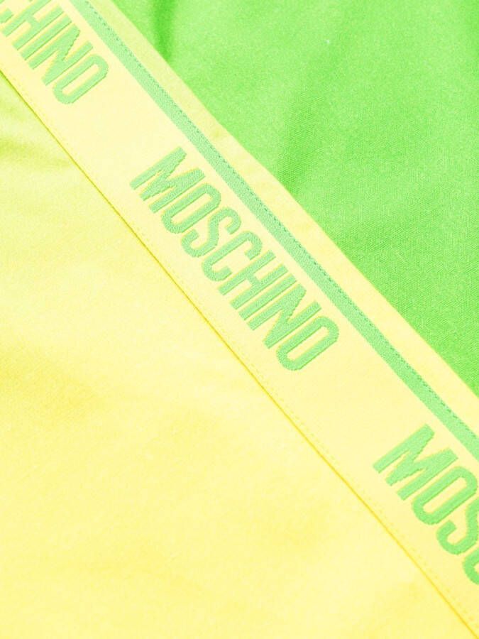 Moschino T-shirt met logo Groen