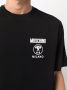 Moschino T-shirt met logo Zwart - Thumbnail 5