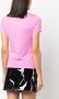 Moschino T-shirt met logoprint Roze - Thumbnail 4