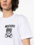 Moschino T-shirt met logoprint Wit - Thumbnail 4