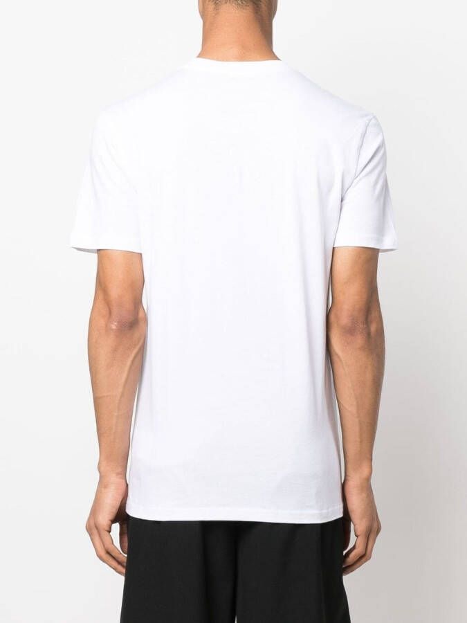 Moschino T-shirt met logoprint Wit