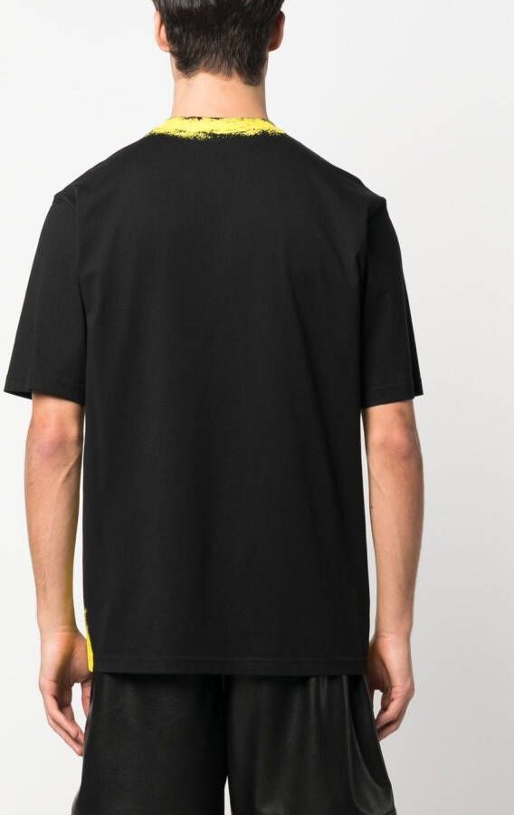Moschino T-shirt met logoprint Zwart
