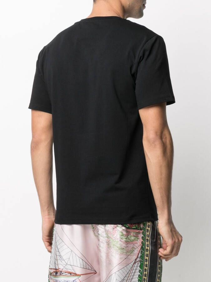Moschino T-shirt met logoprint Zwart