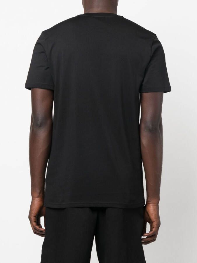 Moschino T-shirt met logoprint Zwart