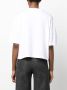 Moschino T-shirt met patch Wit - Thumbnail 4