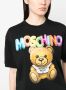 Moschino T-shirt met teddybeer patroon Zwart - Thumbnail 5