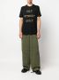 Moschino T-shirt met tekst Zwart - Thumbnail 2