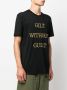 Moschino T-shirt met tekst Zwart - Thumbnail 3