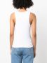 MOSCHINO JEANS Tanktop met logopatch Wit - Thumbnail 3