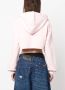 Moschino Cropped hoodie Roze - Thumbnail 4