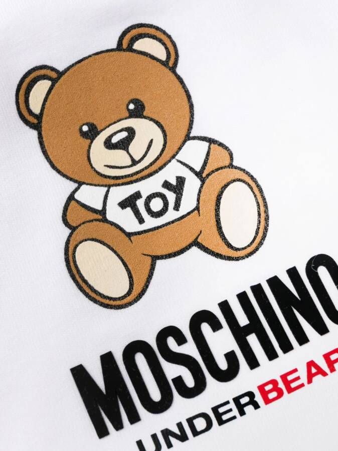 Moschino Body met teddybeerprint Wit