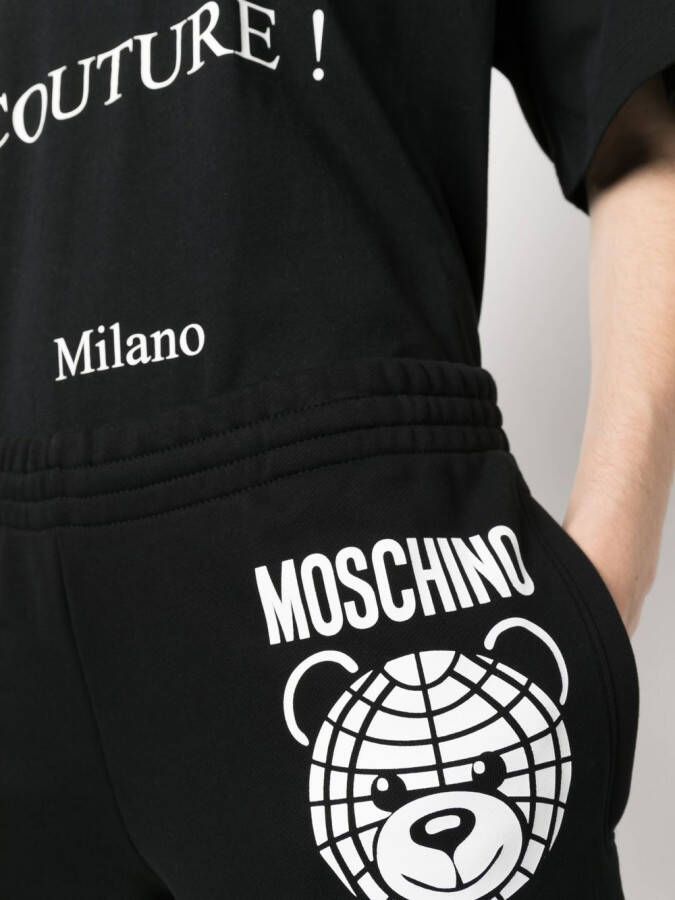 Moschino Trainingsbroek van biologisch katoen Zwart
