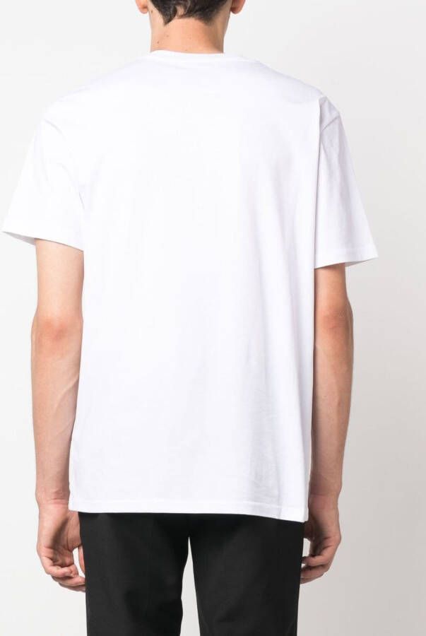 Moschino T-shirt met teddybeerpatch Wit