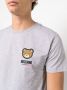 Moschino T-shirt met teddybeerpatch Grijs - Thumbnail 5