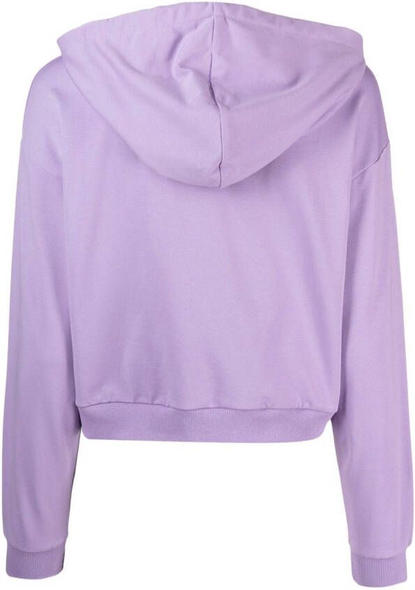 Moschino Hoodie met teddybeerprint Paars