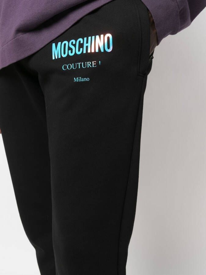 Moschino Trainingsbroek met logo Zwart