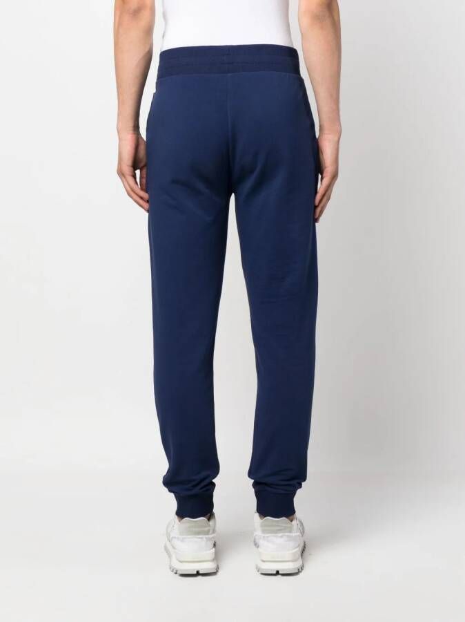 Moschino Trainingsbroek met logopatch Blauw