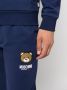 Moschino Trainingsbroek met logopatch Blauw - Thumbnail 5