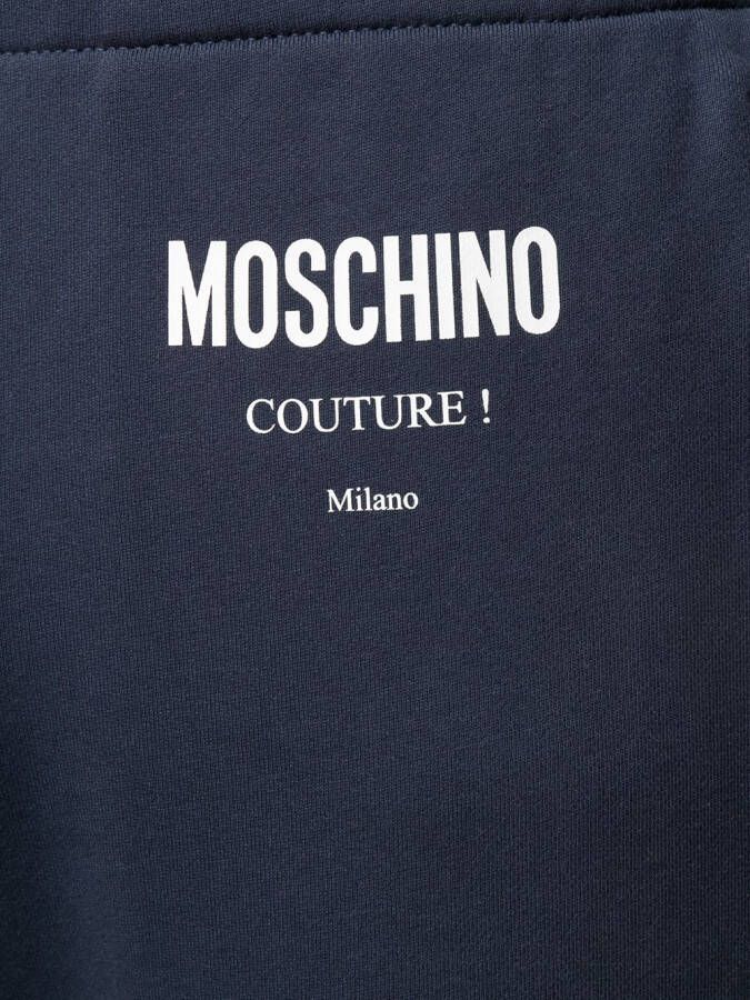 Moschino Trainingsbroek met logoprint Blauw