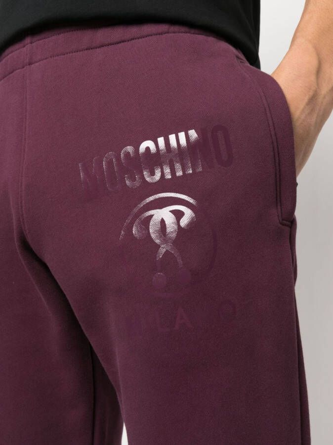 Moschino Trainingsbroek met logoprint Rood