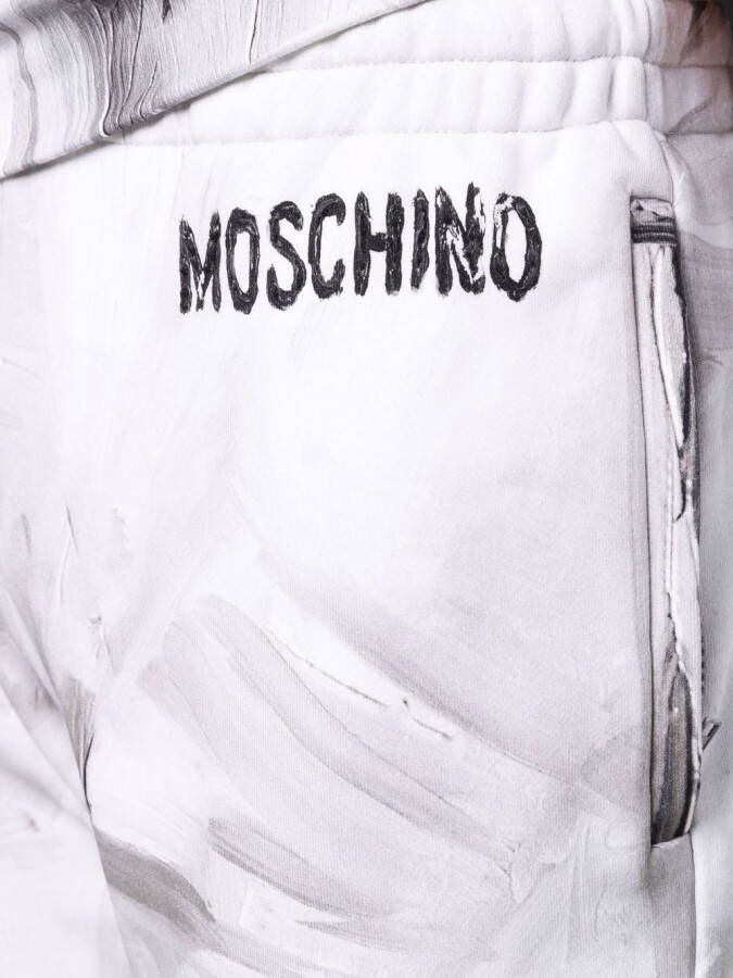 Moschino Trainingsbroek met logoprint Wit