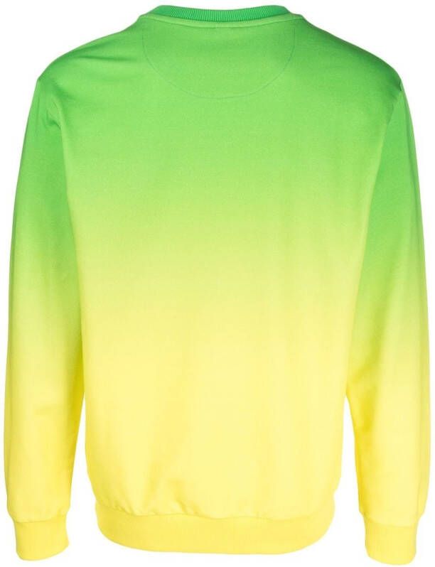 Moschino Trui met kleurverloop Groen