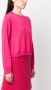 Moschino Trui met logo jacquard Roze - Thumbnail 3