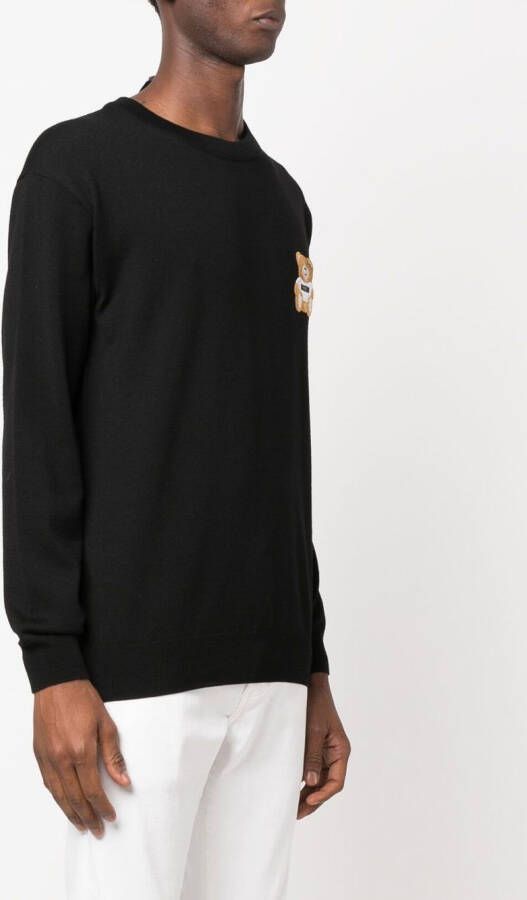 Moschino Trui met ronde hals Zwart