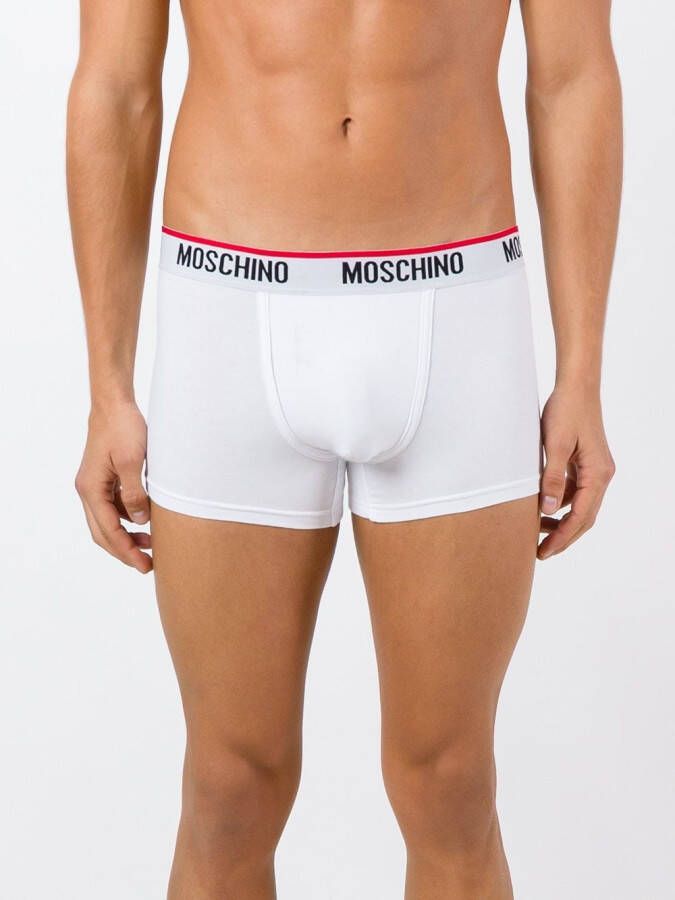 Moschino two-pack logo briefs Wit