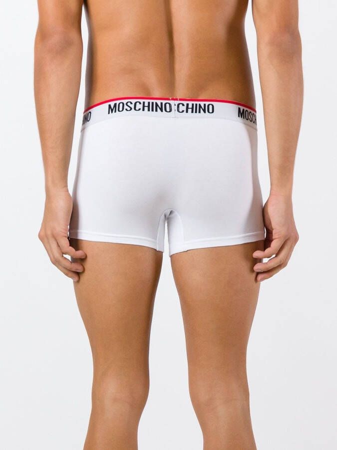 Moschino two-pack logo briefs Wit