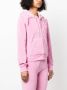 MOSCHINO JEANS Velours hoodie Roze - Thumbnail 3