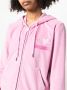 MOSCHINO JEANS Velours hoodie Roze - Thumbnail 5