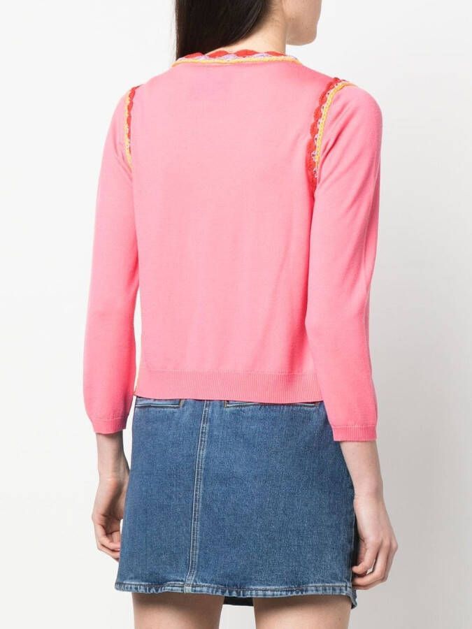 Moschino Vest met ronde hals Roze