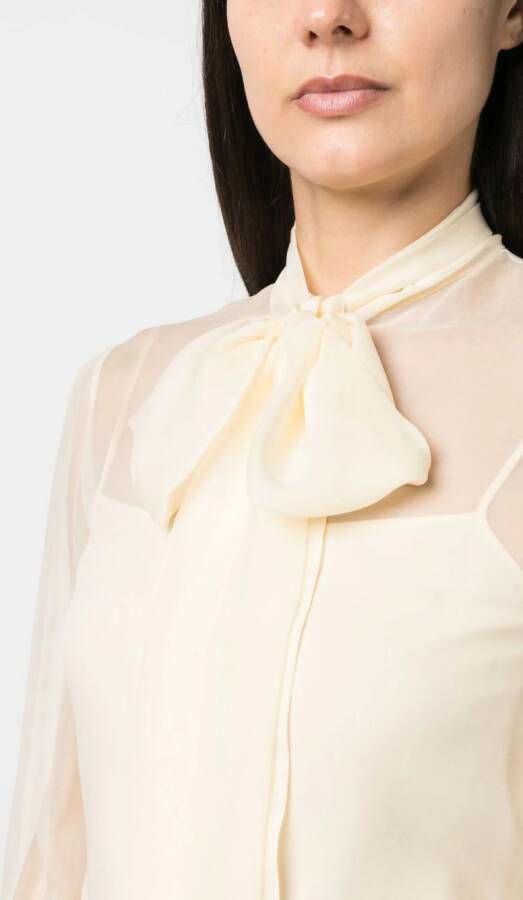 Moschino Zijden blouse Wit