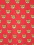 Moschino Zijden foulard Rood - Thumbnail 2