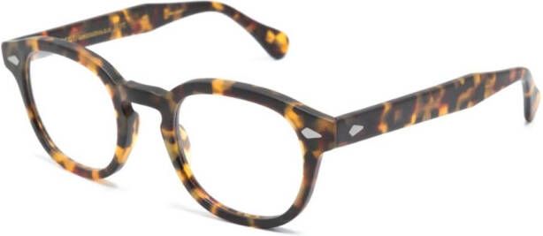 Moscot Lemtosh zonnebril met rond montuur Zwart