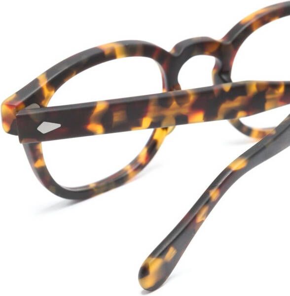 Moscot Lemtosh zonnebril met rond montuur Zwart