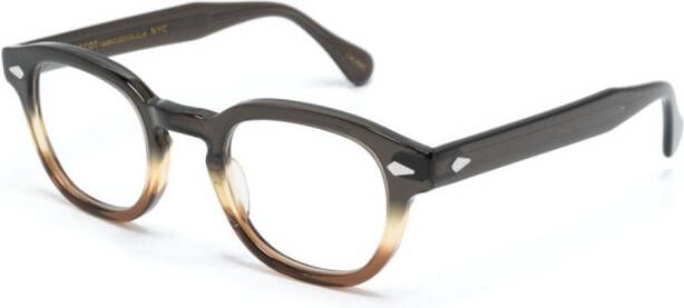 Moscot Zonnebril met rond montuur Grijs