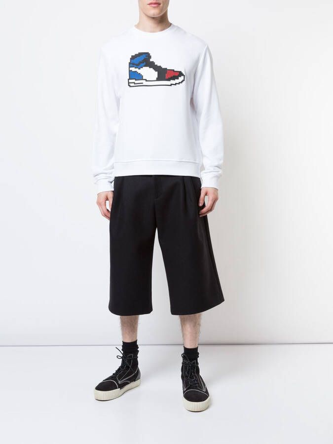 Mostly Heard Rarely Seen 8-Bit Americano sneaker sweater Wit