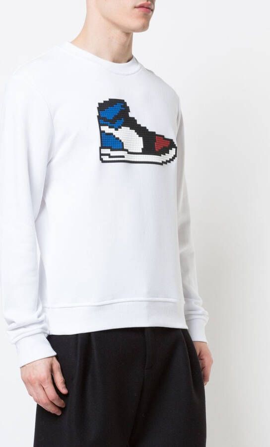 Mostly Heard Rarely Seen 8-Bit Americano sneaker sweater Wit