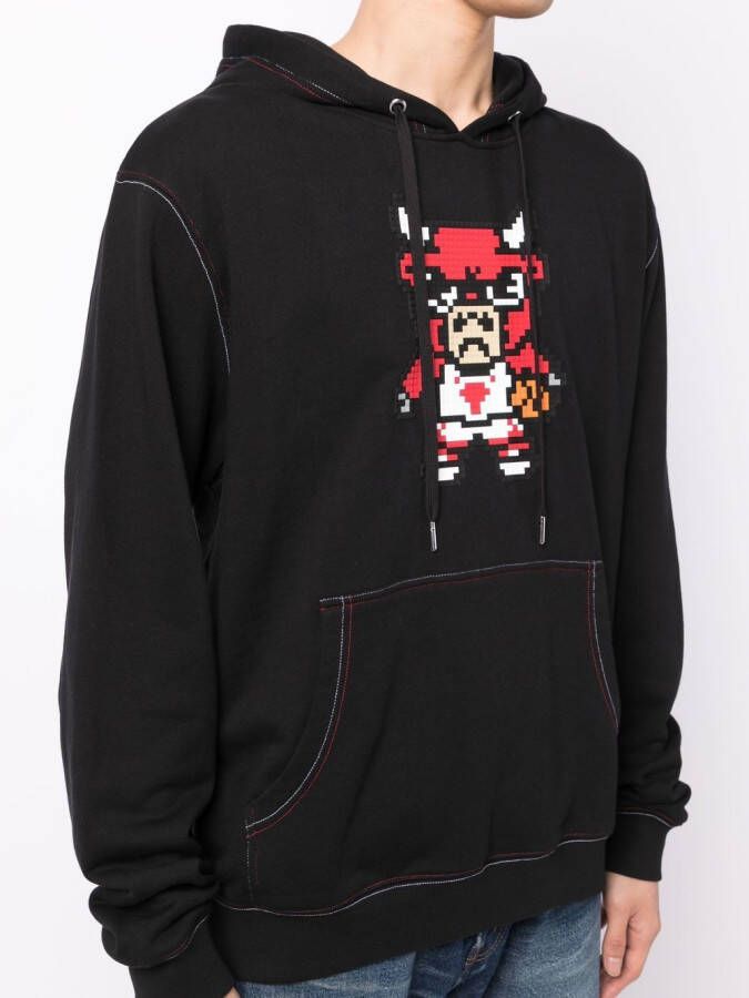 Mostly Heard Rarely Seen 8-Bit Hoodie met print Zwart