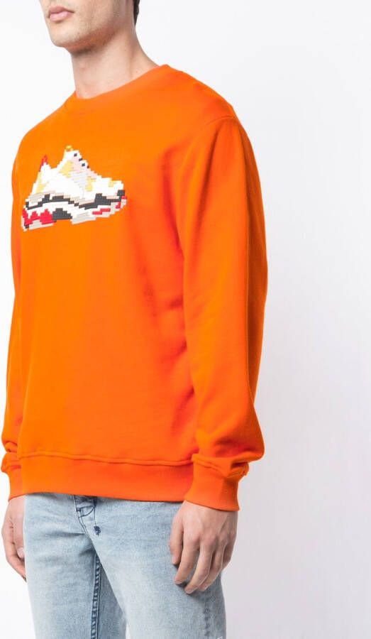 Mostly Heard Rarely Seen 8-Bit Dadcore sweater Oranje