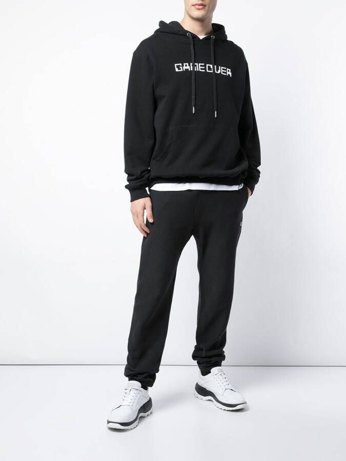 Mostly Heard Rarely Seen 8-Bit 'game over' hoodie Zwart
