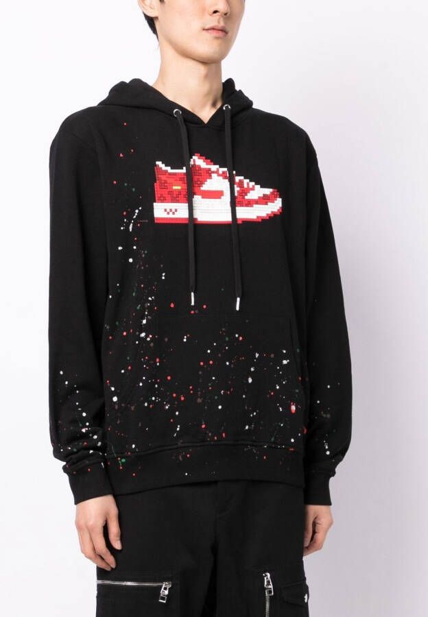 Mostly Heard Rarely Seen 8-Bit Hoodie met print Zwart
