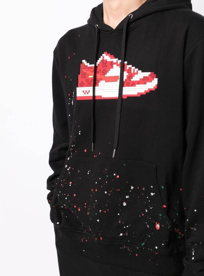 Mostly Heard Rarely Seen 8-Bit Hoodie met print Zwart