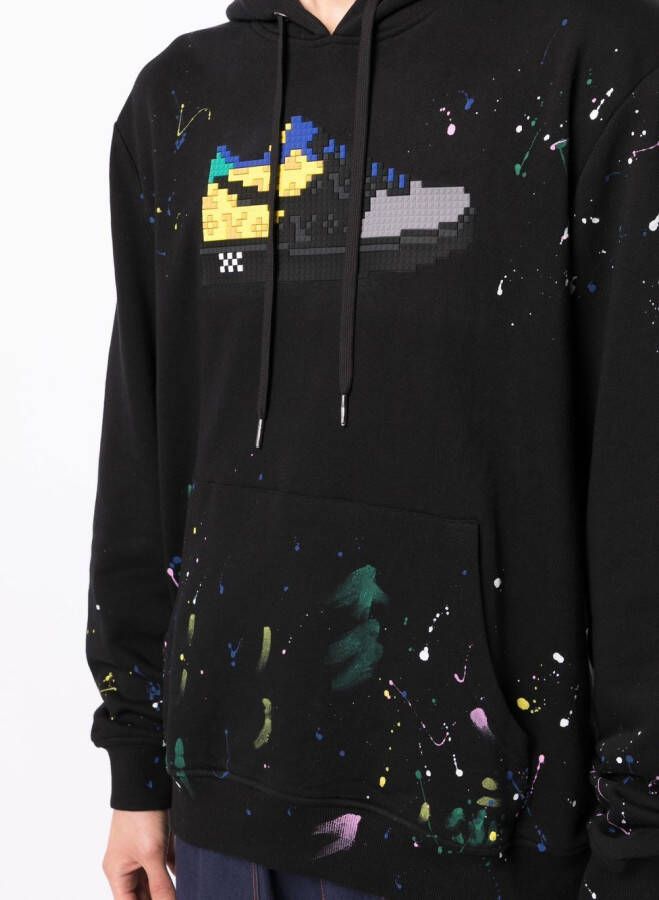 Mostly Heard Rarely Seen 8-Bit Hoodie met print Zwart